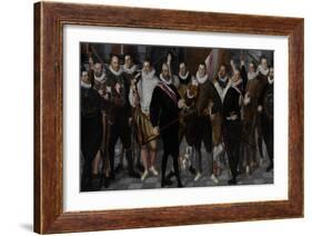 Company of Captain Dirck Jacobsz Rosecrans and Lieutenant Pauw-Cornelis Ketel-Framed Art Print