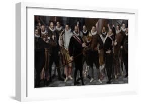 Company of Captain Dirck Jacobsz Rosecrans and Lieutenant Pauw-Cornelis Ketel-Framed Art Print
