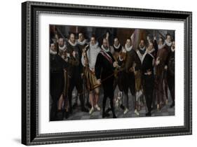 Company of Captain Dirck Jacobsz Rosecrans and Lieutenant Pauw-Cornelis Ketel-Framed Art Print