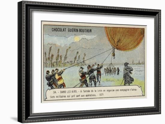 Company of Military Balloonists of the Army of the Loire, 1871-null-Framed Giclee Print