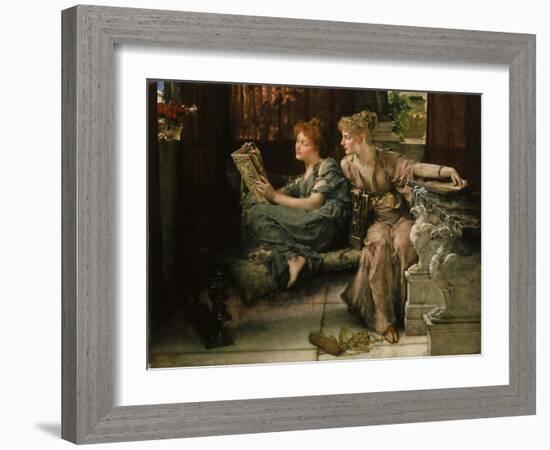 Comparison, 1892-Sir Lawrence Alma-Tadema-Framed Premium Giclee Print