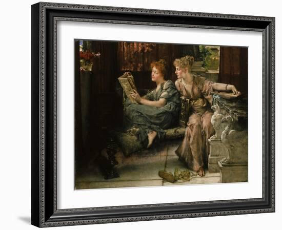 Comparison, 1892-Sir Lawrence Alma-Tadema-Framed Premium Giclee Print