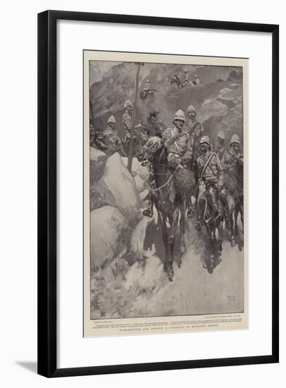 Comparisons are Odious, a Contrast in Mounted Troops-Frank Craig-Framed Giclee Print