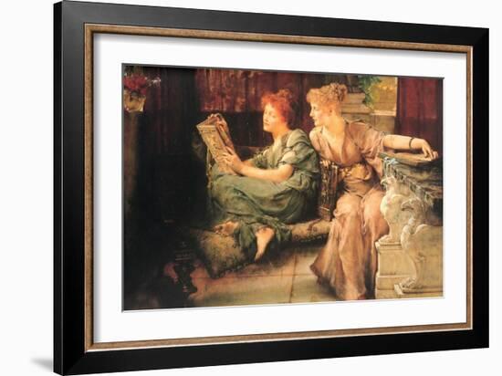 Comparisons-Sir Lawrence Alma-Tadema-Framed Art Print