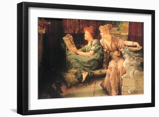 Comparisons-Sir Lawrence Alma-Tadema-Framed Art Print