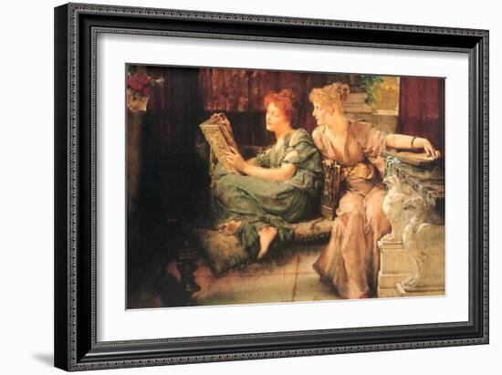 Comparisons-Sir Lawrence Alma-Tadema-Framed Art Print