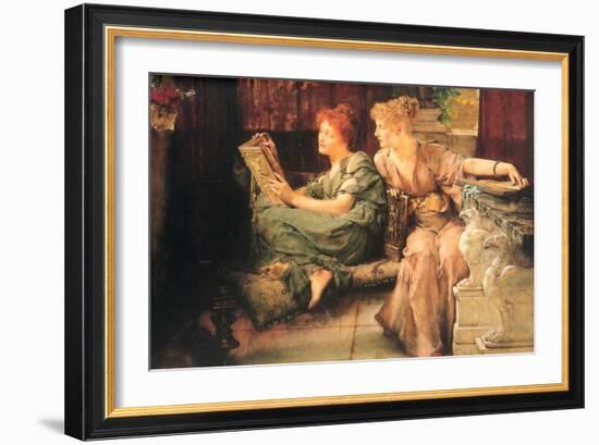 Comparisons-Sir Lawrence Alma-Tadema-Framed Art Print