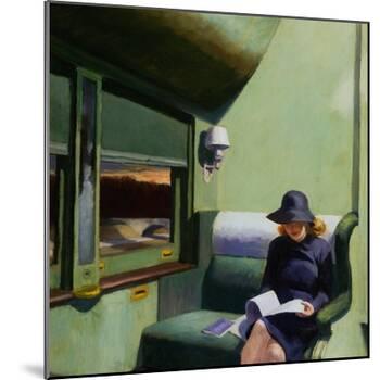 Compartment C, Car 293-Edward Hopper-Mounted Giclee Print