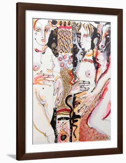 Compasion from the Los Conjuros Suite-Juan Sebastian Barbera-Framed Collectable Print