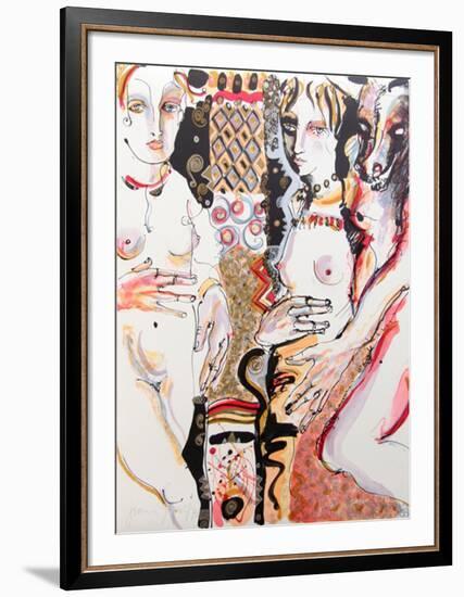 Compasion from the Los Conjuros Suite-Juan Sebastian Barbera-Framed Collectable Print