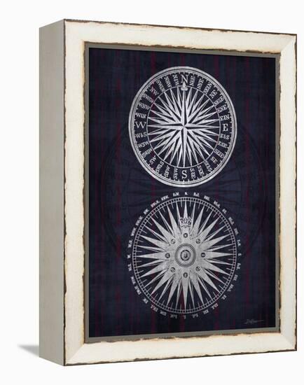 Compass 1-Denise Brown-Framed Stretched Canvas