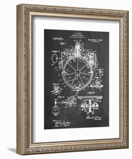 Compass Patent 1918-null-Framed Premium Giclee Print