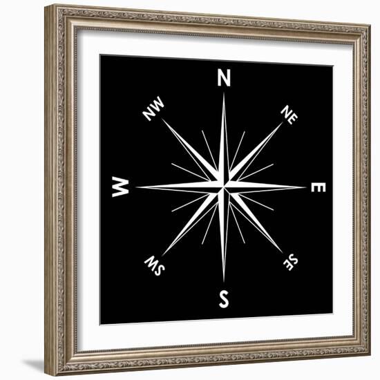 Compass Rose, Artwork-Mikkel Juul-Framed Premium Photographic Print