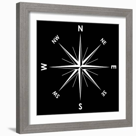 Compass Rose, Artwork-Mikkel Juul-Framed Premium Photographic Print