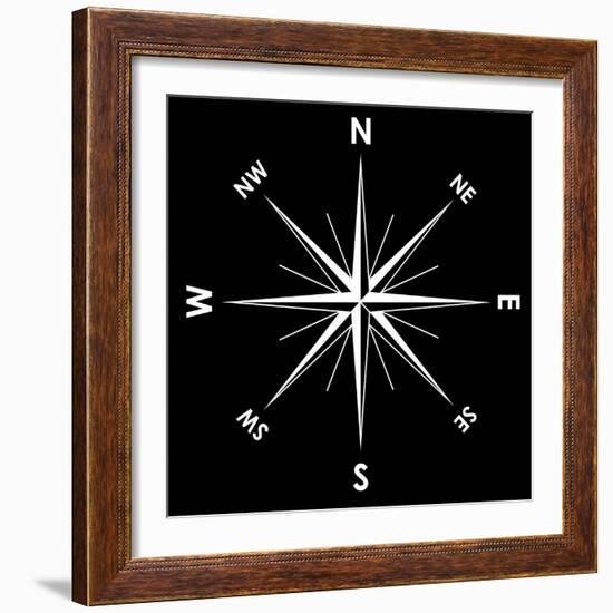 Compass Rose, Artwork-Mikkel Juul-Framed Premium Photographic Print