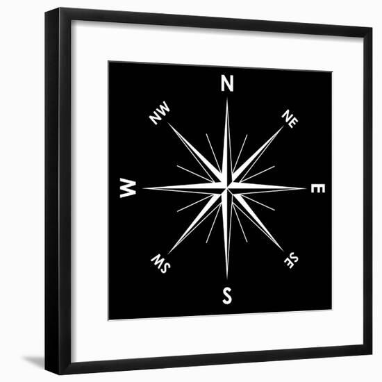 Compass Rose, Artwork-Mikkel Juul-Framed Premium Photographic Print