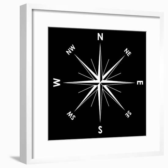 Compass Rose, Artwork-Mikkel Juul-Framed Premium Photographic Print