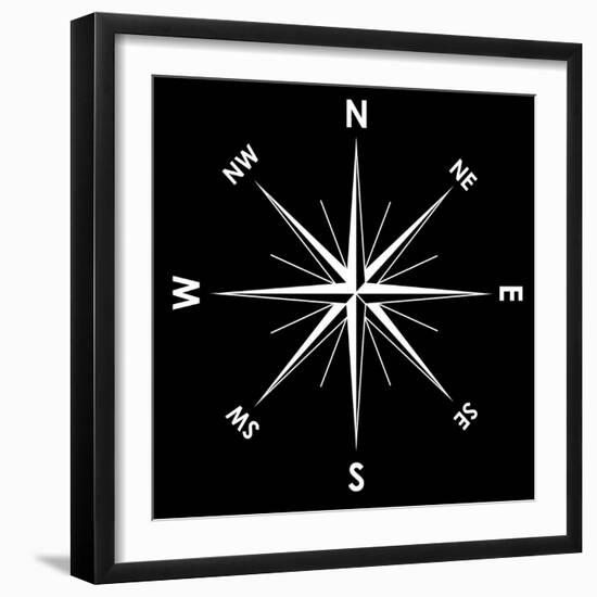 Compass Rose, Artwork-Mikkel Juul-Framed Premium Photographic Print