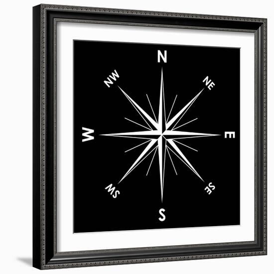 Compass Rose, Artwork-Mikkel Juul-Framed Premium Photographic Print