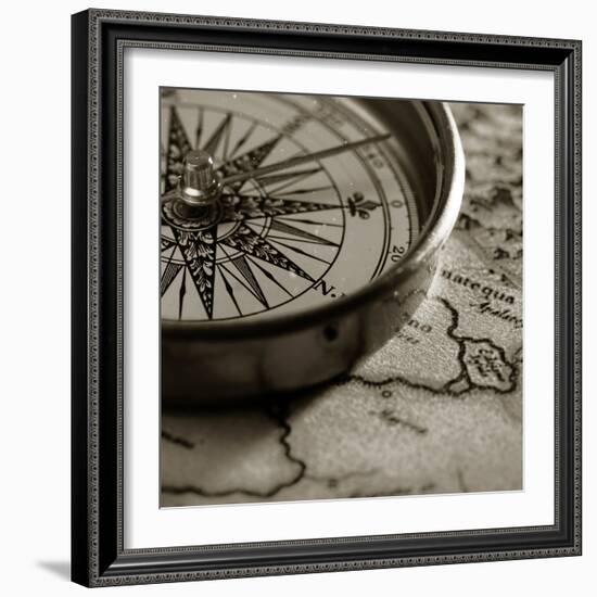 Compass-null-Framed Photographic Print