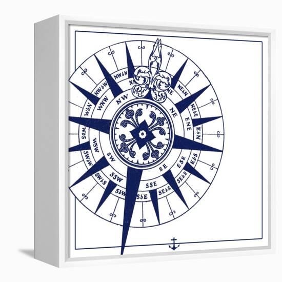 Compass-The Saturday Evening Post-Framed Premier Image Canvas