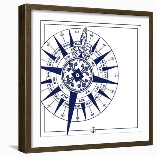 Compass-The Saturday Evening Post-Framed Giclee Print