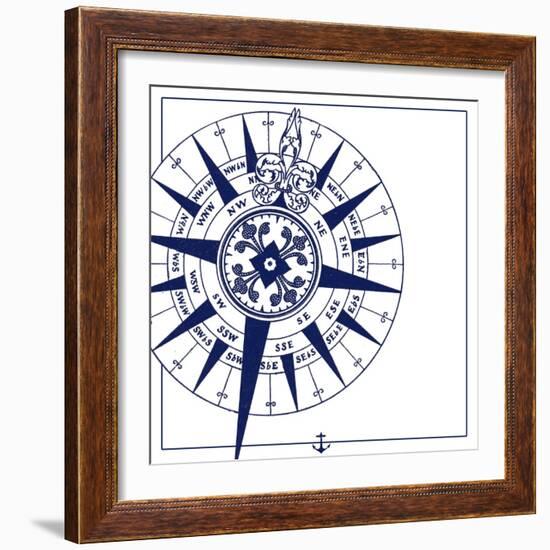 Compass-The Saturday Evening Post-Framed Giclee Print