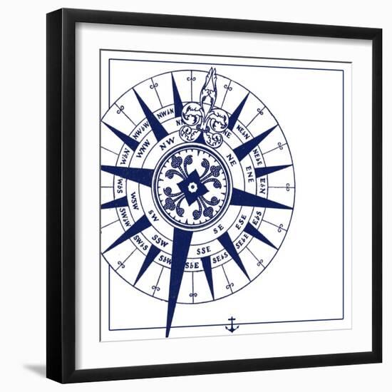 Compass-The Saturday Evening Post-Framed Giclee Print