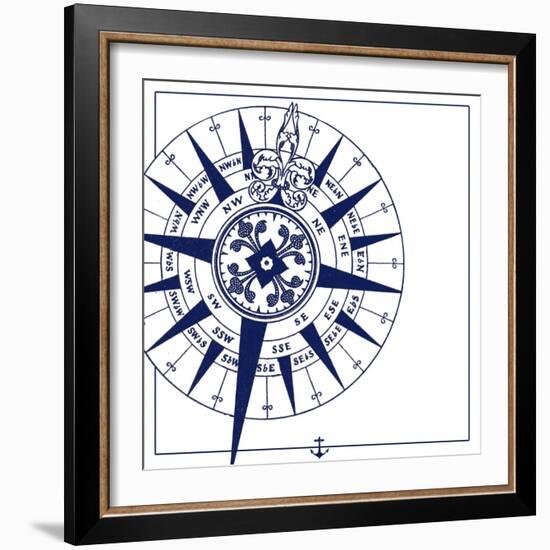 Compass-The Saturday Evening Post-Framed Giclee Print