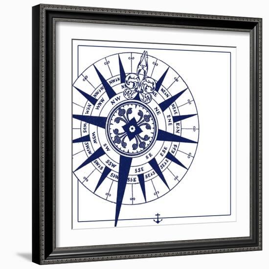 Compass-The Saturday Evening Post-Framed Giclee Print