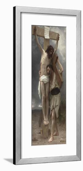 Compassion !-William Adolphe Bouguereau-Framed Giclee Print