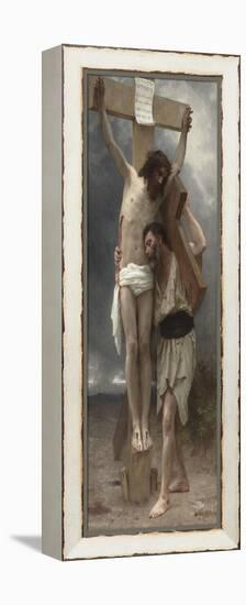 Compassion !-William Adolphe Bouguereau-Framed Premier Image Canvas