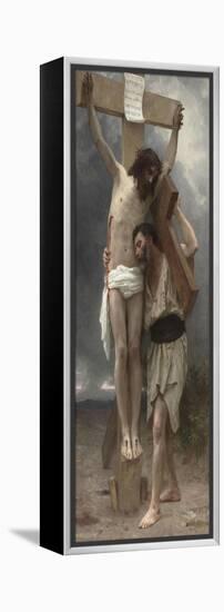 Compassion !-William Adolphe Bouguereau-Framed Premier Image Canvas