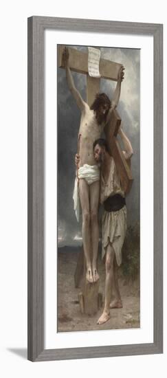 Compassion !-William Adolphe Bouguereau-Framed Giclee Print