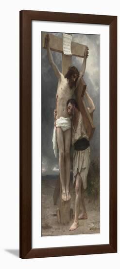 Compassion !-William Adolphe Bouguereau-Framed Giclee Print