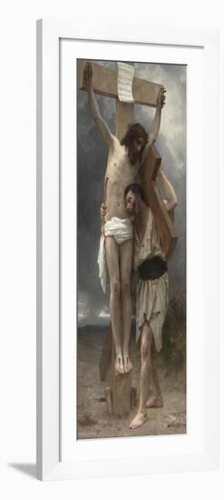 Compassion !-William Adolphe Bouguereau-Framed Giclee Print