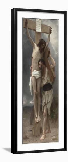 Compassion !-William Adolphe Bouguereau-Framed Giclee Print
