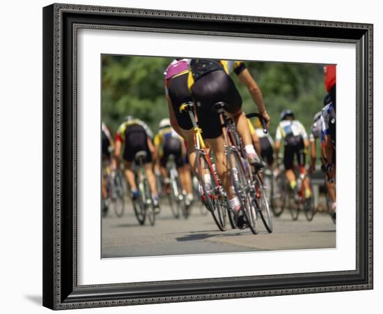 Competitive Cycling-null-Framed Photographic Print