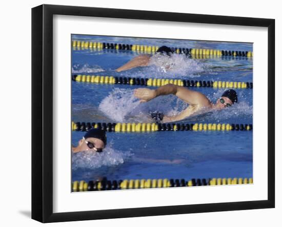 Competitive Swimming-null-Framed Photographic Print