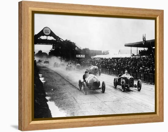 Competitors in the French Grand Prix, Strasbourg, 1922-null-Framed Premier Image Canvas