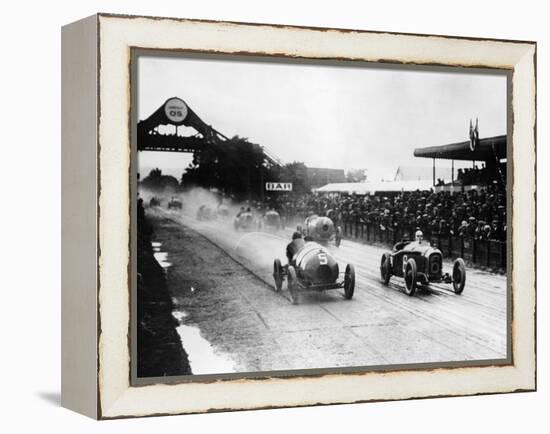 Competitors in the French Grand Prix, Strasbourg, 1922-null-Framed Premier Image Canvas