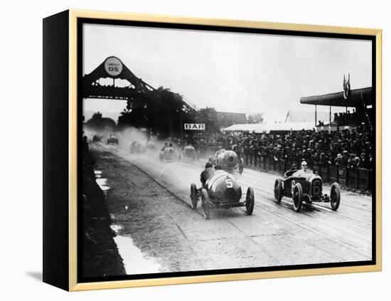 Competitors in the French Grand Prix, Strasbourg, 1922-null-Framed Premier Image Canvas