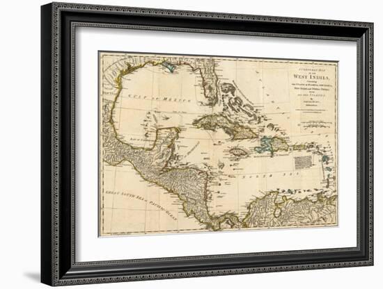 Complete Map of the West Indies, c.1776-Robert Sayer-Framed Art Print
