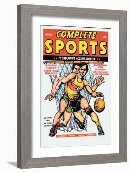 Complete Sports: Basketball is My Business-null-Framed Art Print