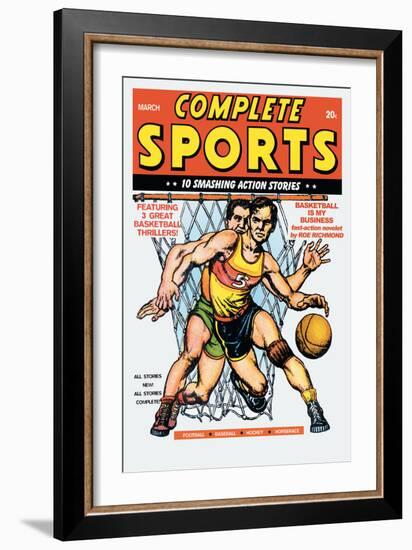 Complete Sports: Basketball is My Business-null-Framed Art Print