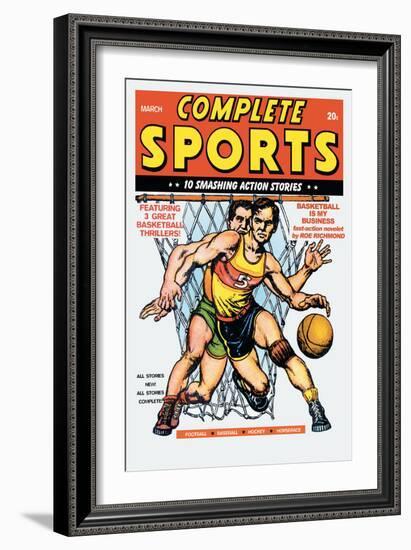 Complete Sports: Basketball is My Business-null-Framed Art Print