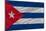 Complete Waved National Flag Of Cuba For Background-vepar5-Mounted Art Print