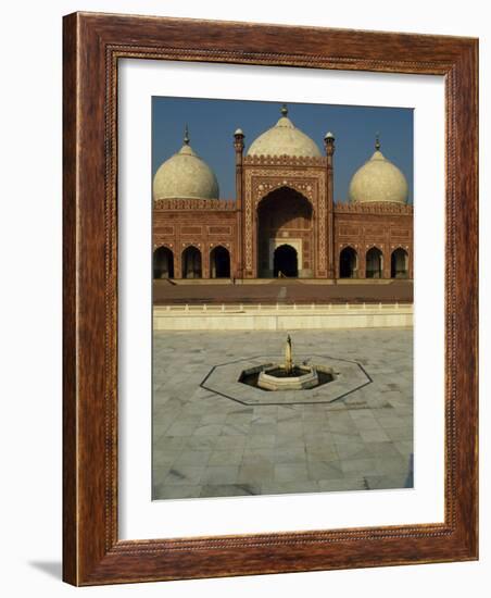 Completed by Mughal Emperor Aurangzeb, Badshahi Mosque Can Accommodate 60, 000 Worshippers-Amar Grover-Framed Photographic Print