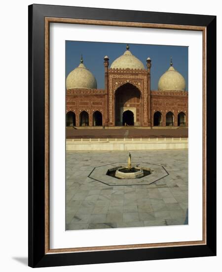 Completed by Mughal Emperor Aurangzeb, Badshahi Mosque Can Accommodate 60, 000 Worshippers-Amar Grover-Framed Photographic Print