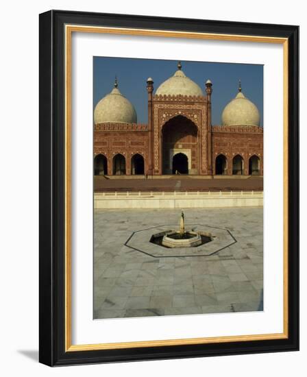 Completed by Mughal Emperor Aurangzeb, Badshahi Mosque Can Accommodate 60, 000 Worshippers-Amar Grover-Framed Photographic Print